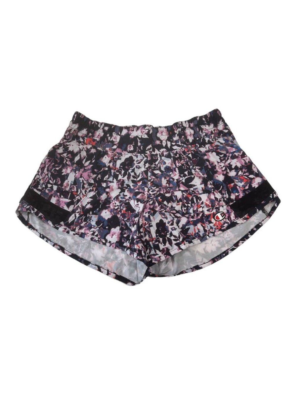 Champion Women's Athletic /Running Shorts Floral Print Size S Underwear lining
